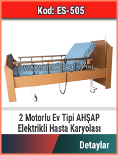 Bazalı Ev Tipi Hasta Karyolası