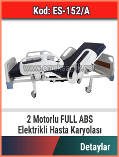 2 Motorlu Full Abs Hasta Karyolası