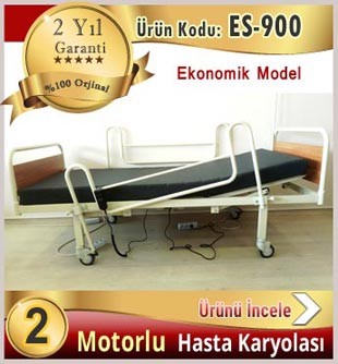 İki Motorlu Ekonomik Model Hasta Karyolası